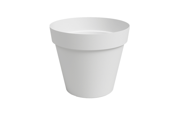 CAMPOCHEIO Vaso Capri 25cm Branco Jardim